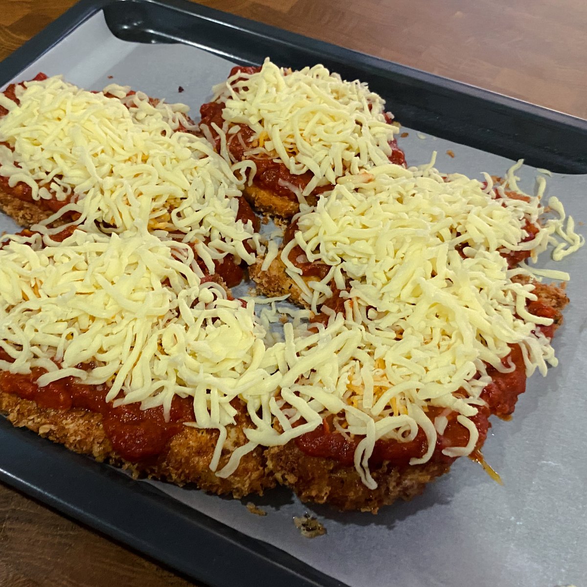 Chicken Parmigiana - Parmy - Cooking with Rich