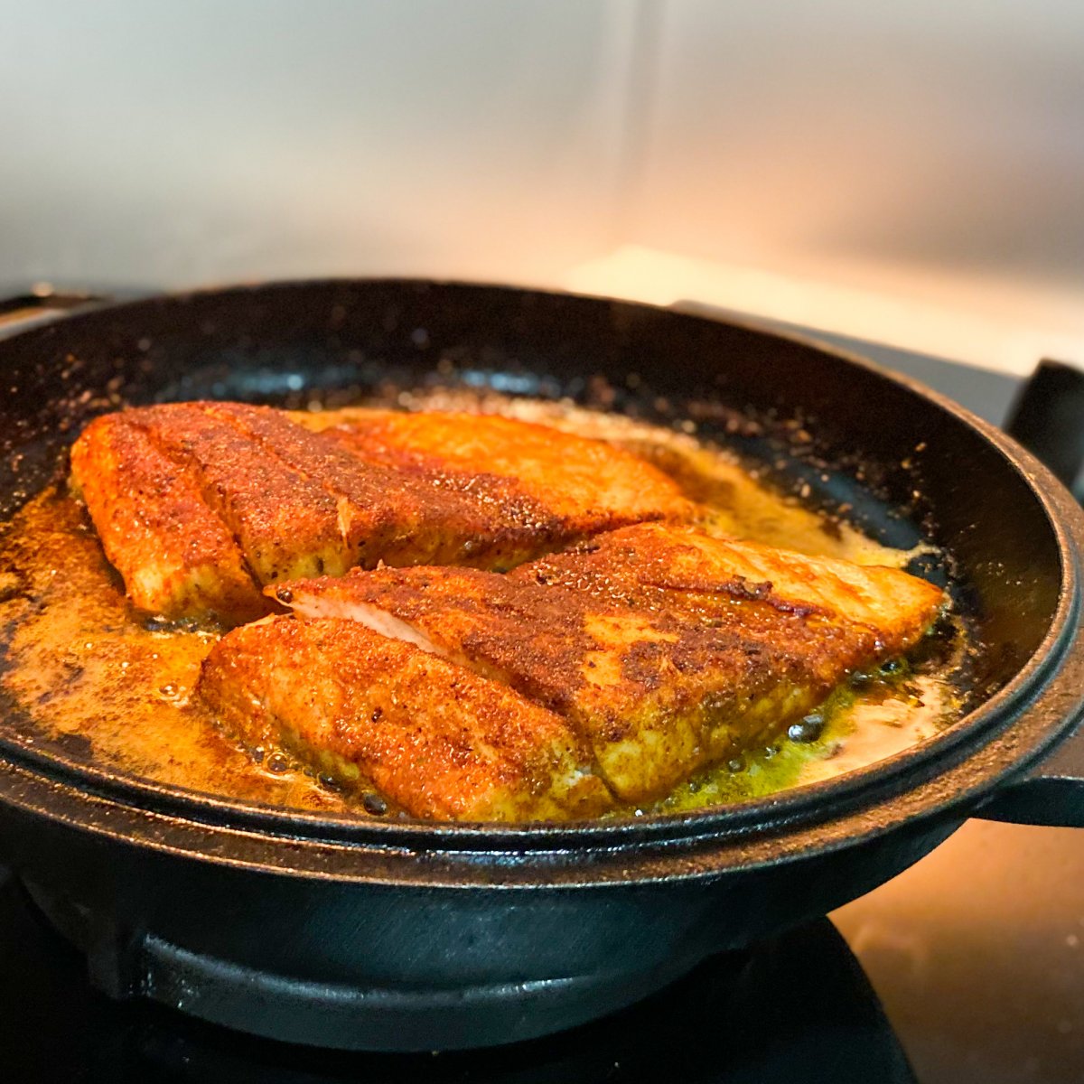 Spicy Blackened Fish (Cajun Fish) - Cooking with Rich
