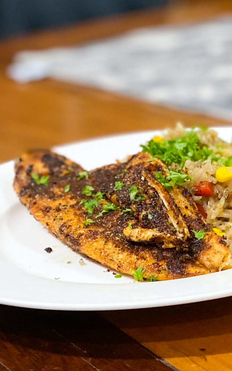 Spicy Blackened Fish (Cajun Fish) - Cooking with Rich