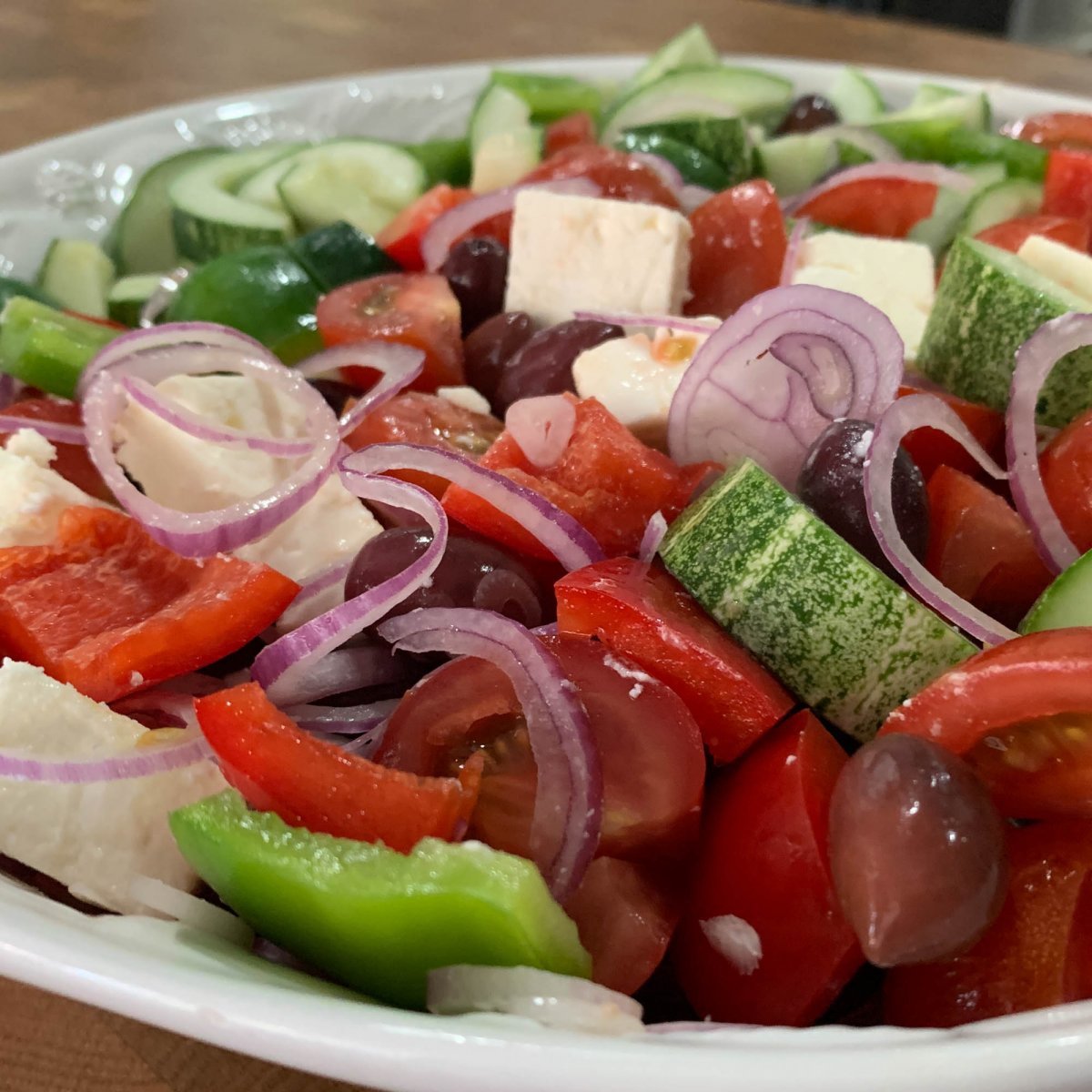Simply Good Greek Salad - Cooking with Rich