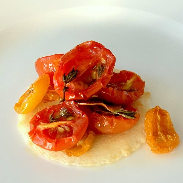 Slow Roasted Cherry Tomatoes - Cooking with Rich