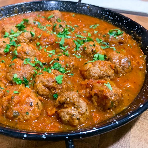 Spicy Spanish Meatballs - Cooking with Rich